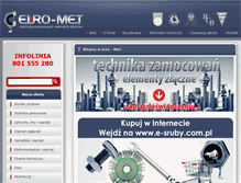 Tablet Screenshot of euro-met.pl